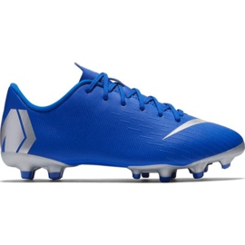 Nike Mercurial Vapor 12 Academy Mg Jr AH7347-400 fotbollsskor blå blå