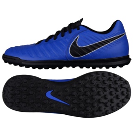 Nike Tiempo Legend X 7 Club Tf M AH7248-400 fotbollsskor blå blå