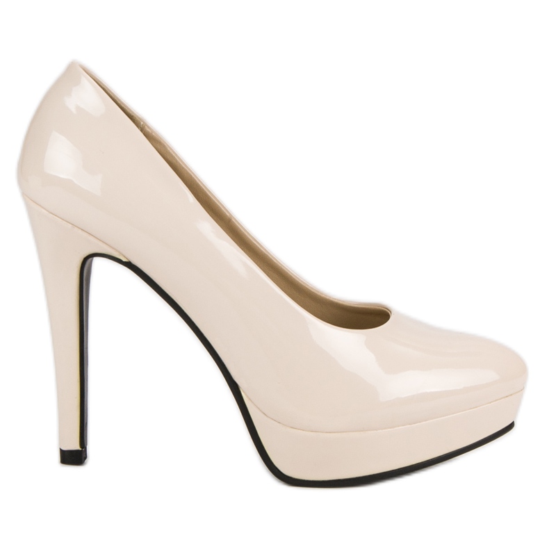 J. Star Sexiga höga klackar på plattformen brun