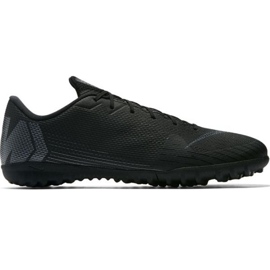 Nike Mercurial Vapor X 12 Academy Tf M AH7384-001 fotbollsskor svart svart