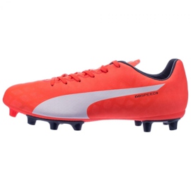 Puma evoSPEED 5.4 Fg M 10328601 fotbollsskor mångfärgad röd