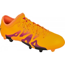 Adidas X 15.2 FG / AG M S74672 fotbollsskor orange orange