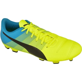 Puma evoPOWER 4.3 Fg M 10353601 fotbollsskor gul gul