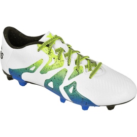 Adidas X 15.3 FG / AG M S74635 fotbollsskor vit vit