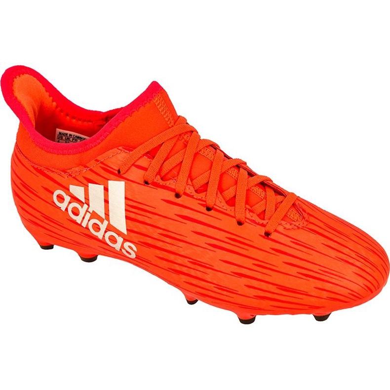 Adidas X 16.3 Fg Jr S79489 fotbollsskor röd röd