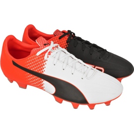 Puma evoSPEED 4.5 Tricks Fg M 10359203 fotbollsskor mångfärgad röd