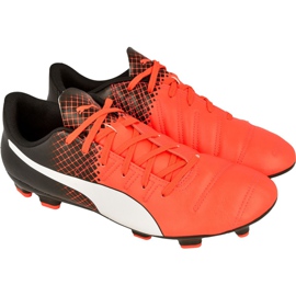 Puma evoPOWER 4.3 Fg M 10358503 fotbollsskor röd röd