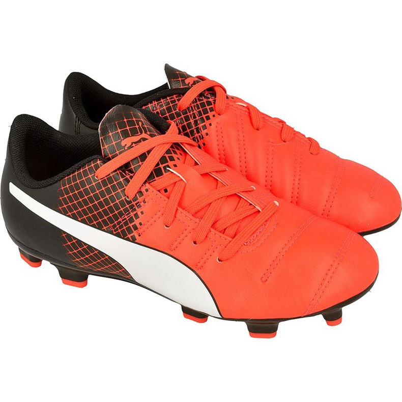 Puma evoPOWER 4.3 Fg Jr 10362403 fotbollsskor röd röd