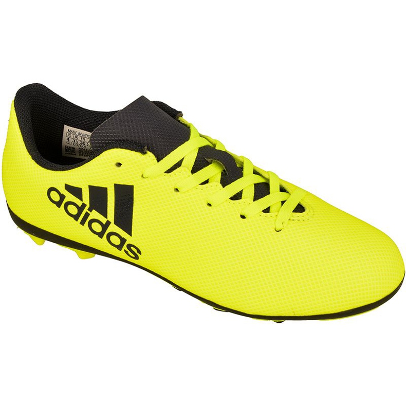 Adidas X 17.4 FxG Jr S82404 fotbollsskor gul