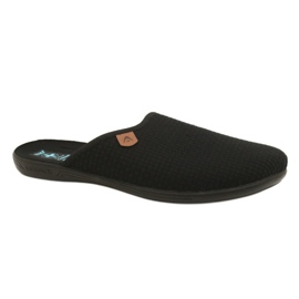 Corduroy tofflor Adanex 21115 svart