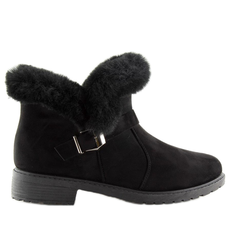 Svarta kvinnors svarta stövlar SJ1821-1 Svart