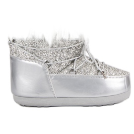 Trendiga snöskor grå