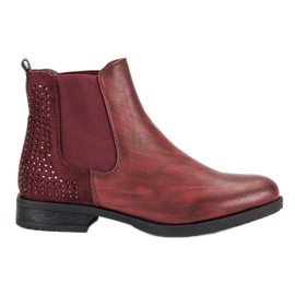 Seastar Eleganta Booties Jodhpur -stövlar röd