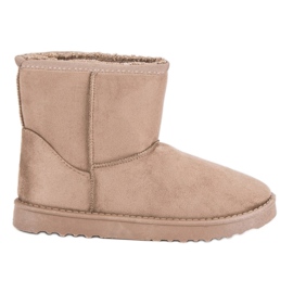 Snöskor i mocka brun