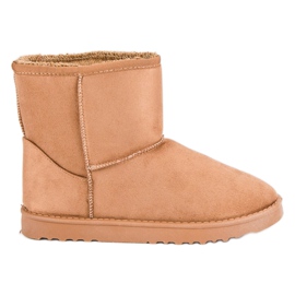 Snöskor i mocka brun