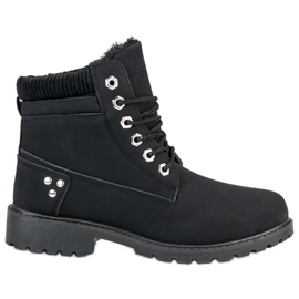 Black Warm Trappers svart