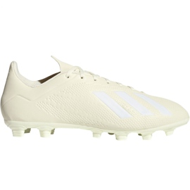 Adidas X 18.4 Fg M DB2187 fotbollsskor beige vit