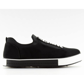 Svarta kvinnors sneakers NB178 Black II-GAT