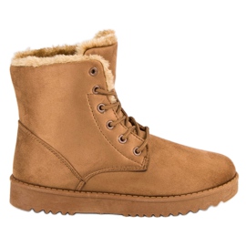 Forever Folie Varma mocka stövlar brun