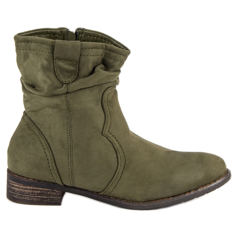 Nio Nio Olive Booties grön