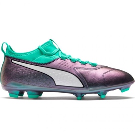Fotbollsskor Puma One 3 Il Lth Fg Color Shift-Bi M 104928 01 mångfärgad mångfärgad