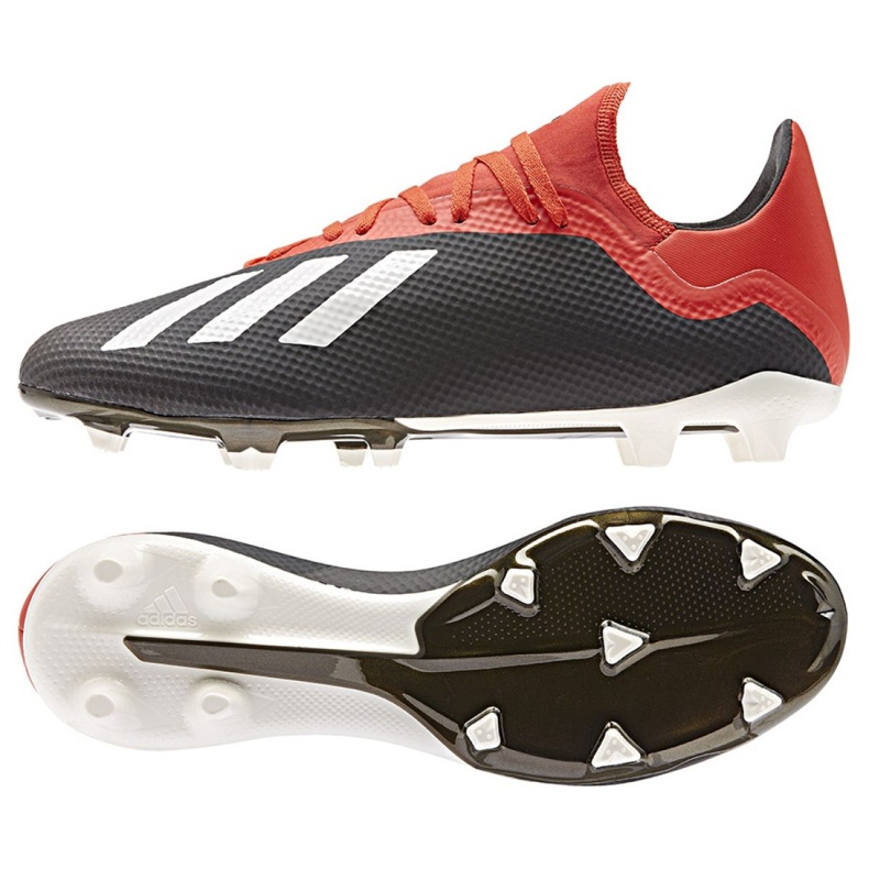 Adidas X 18.3 Fg M BB9366 fotbollsskor svart svart