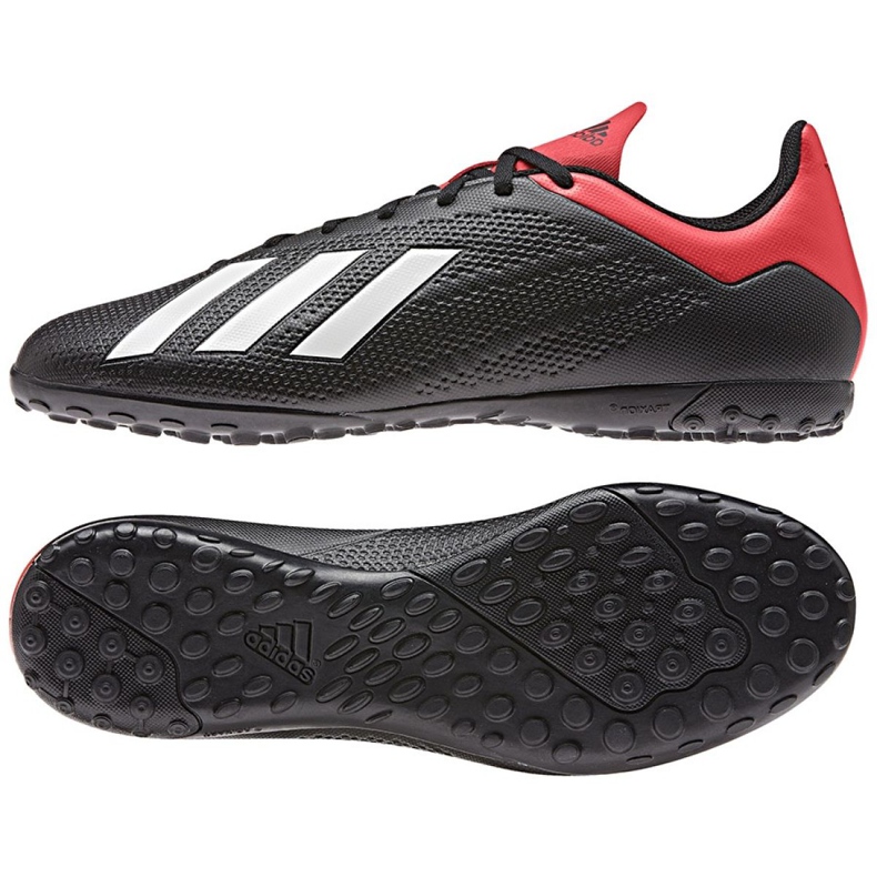 Adidas X 18.4 Tf M BB9412 fotbollsskor svart svart