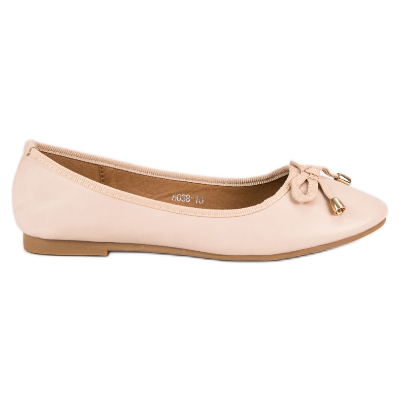 Pulverballerina med rosett rosa