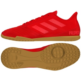 Inomhusskor adidas Predator 19.4 I Sala M D97976 mångfärgad röd