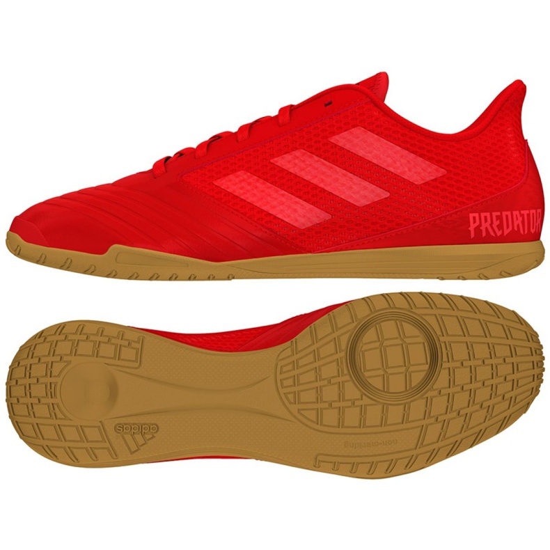 Inomhusskor adidas Predator 19.4 I Sala M D97976 mångfärgad röd