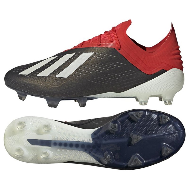 Adidas X 18.1 FG M BB9345 fotbollsskor svart