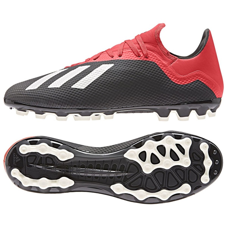 Adidas X 18.3 Ag M F36627 fotbollsskor svart svart