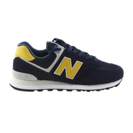 New Balance ML574SMB PIGMENT MED Mässing gul marinblå