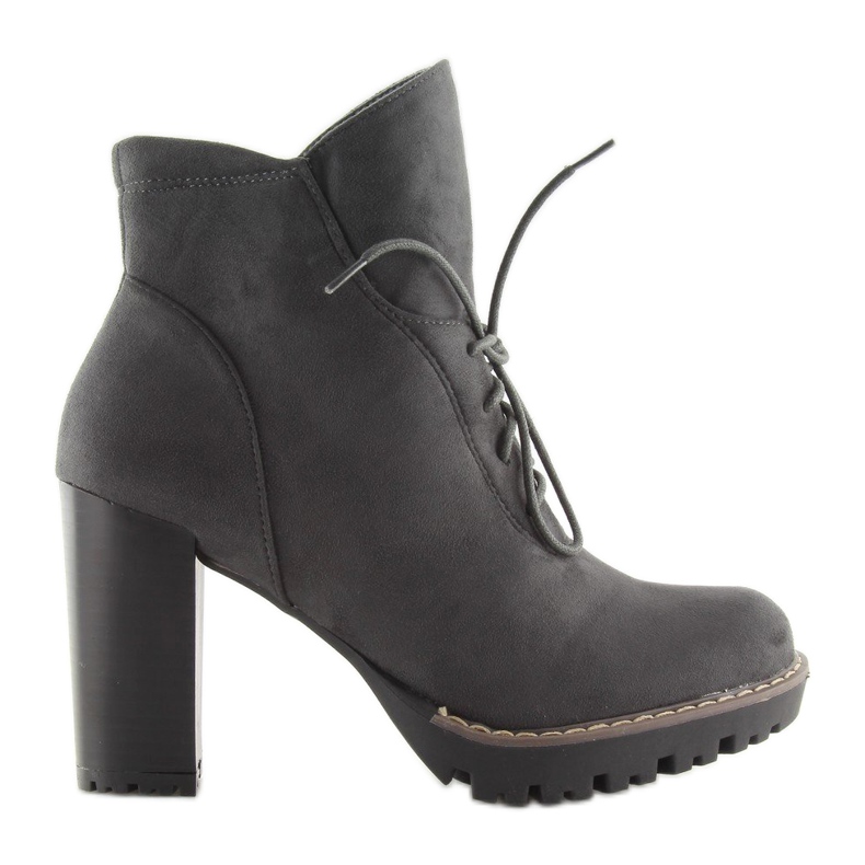 Grå FA175 Grå höga klackar