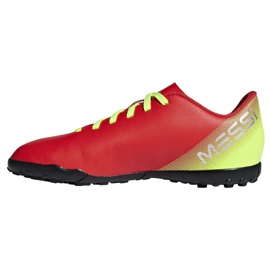 Adidas Nemeziz Messi 18.4 Tf Jr CM8642 fotbollsskor mångfärgad röd