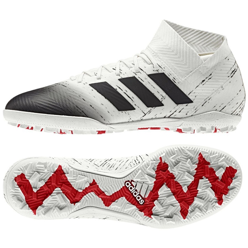 Adidas Nemeziz 18.3 Tf M D97986 fotbollsskor vit vit