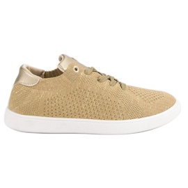 Bekväma sportskor gul