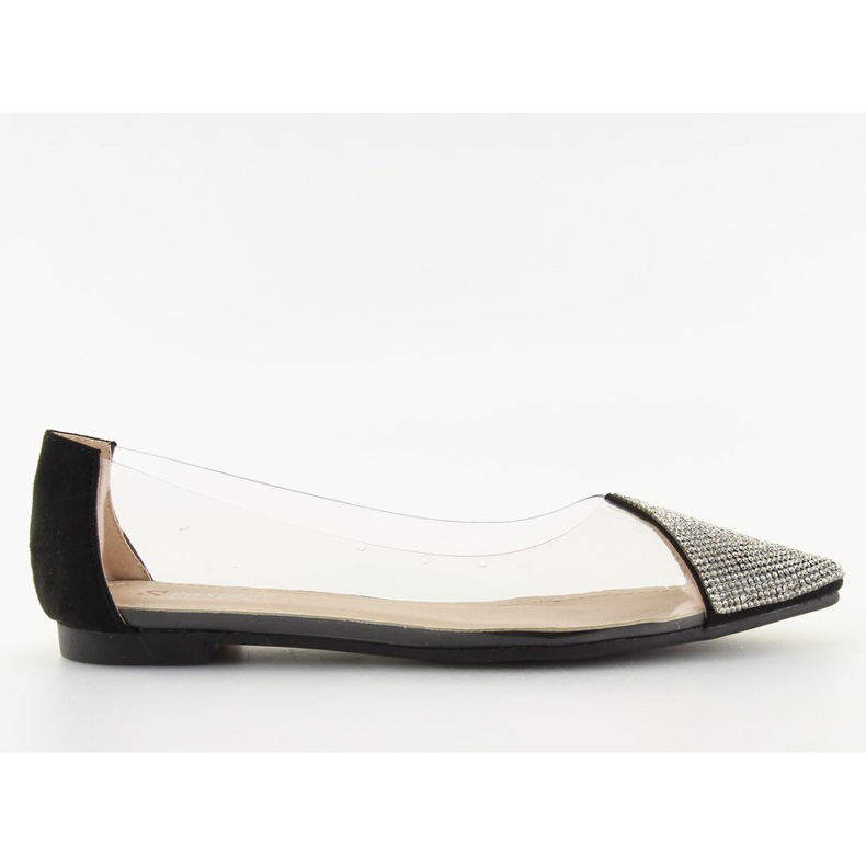 Svart transparent ballerina LT111P Svart