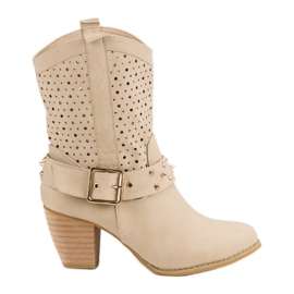 Mazzoni Openwork stövlar brun