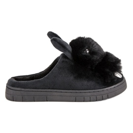 Varma tofflor svart