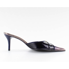 Tofflor med kalandern 39555-2V marinblå