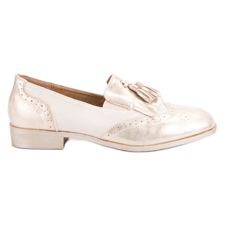 Tina&Co Loafers med fransar gul