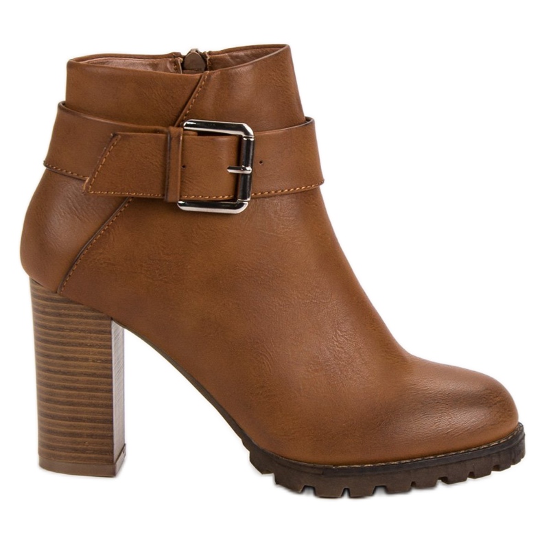 Super Mode Kamelstövlar på stolpen brun