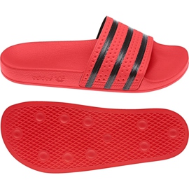 Adidas Originals Adilette Slides U CQ3098 svart röd