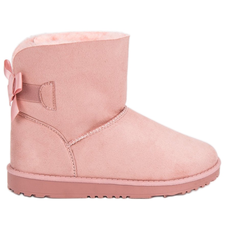 Queentina Rosa Mukluki Med En Rosett