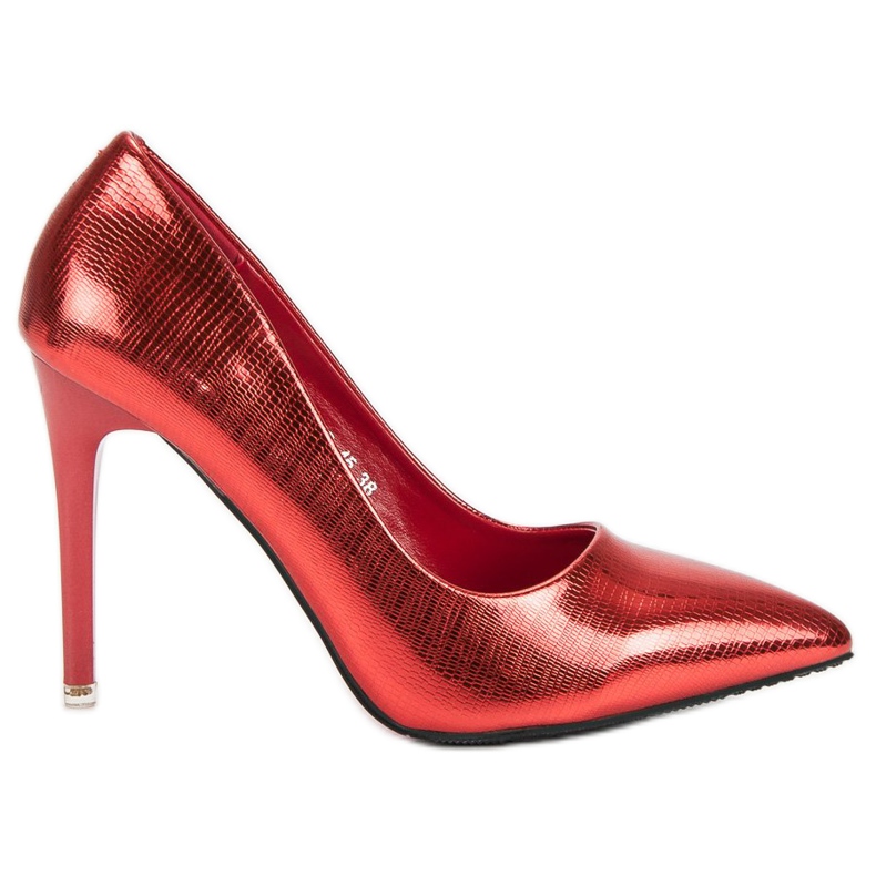 Lackerade röda stift