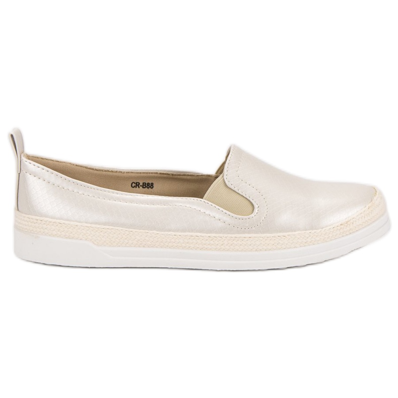 Bekväma Slipons gul