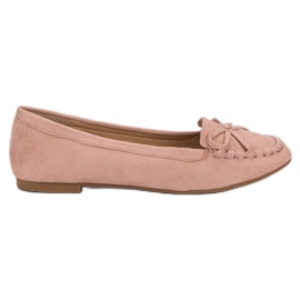Small Swan Rosa loafers med en rosett