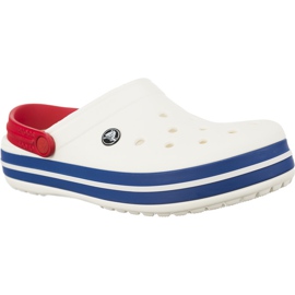 Crocs Krokband White Blue Jean mångfärgad