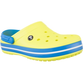 Crocs Crocband Tennis Ball Green Ocean mångfärgad